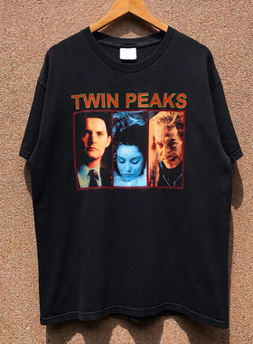Twin Peaks 双丰镇 派拉蒙美剧美式vibe风重磅水洗做旧短袖T恤