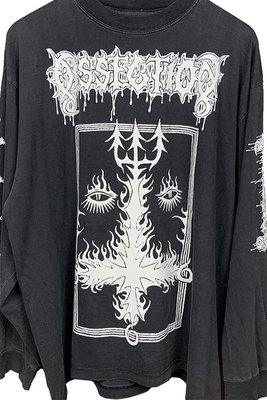 Vintage美式发烧友长袖T