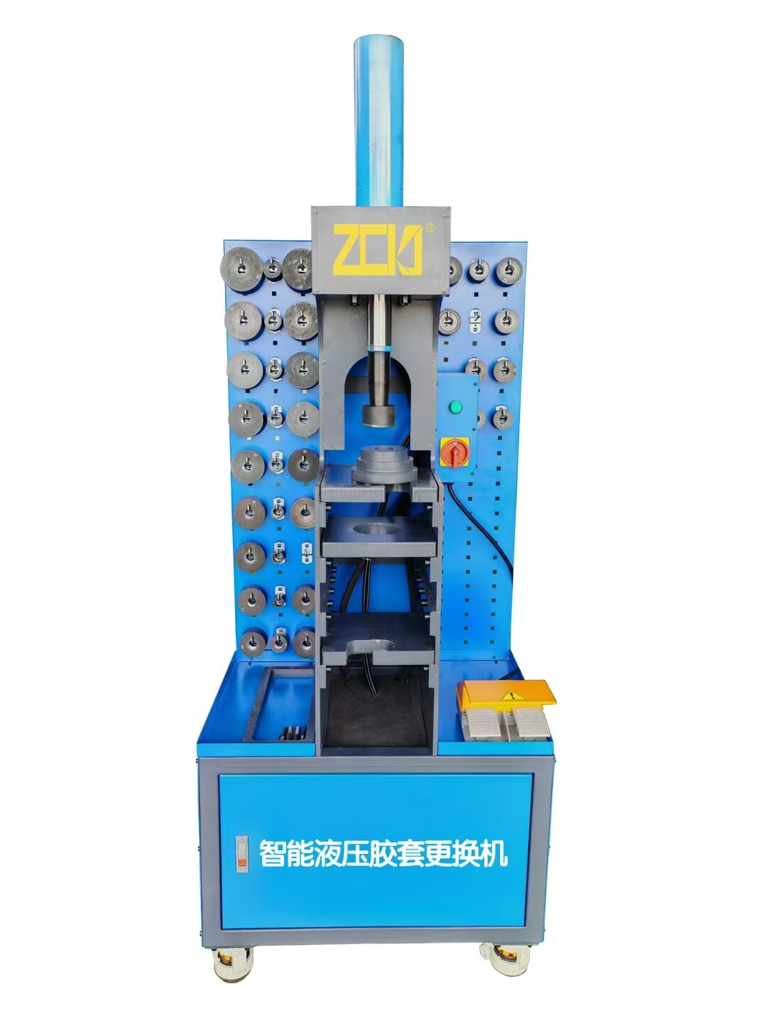 珠海志成智能液压胶套更换机冲压机拆装液压机摆臂胶套拆装台式