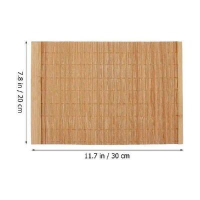 Bamboo Table Mats Placemat Tea Placemats Mat Japanese Slat