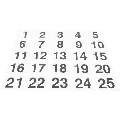 25 Pcs Table Number Plate Reservation Cards Signs Reserved