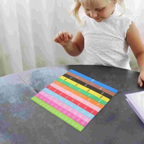 Math Educational Toys Fraction Tiles Strips Magnetic Foam