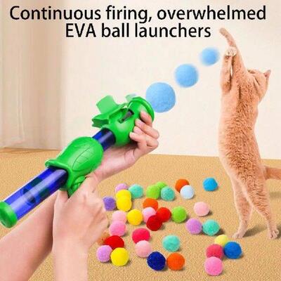 Fashion EVA Ball Cat Toy Stick Interactive Fun Pet Toys