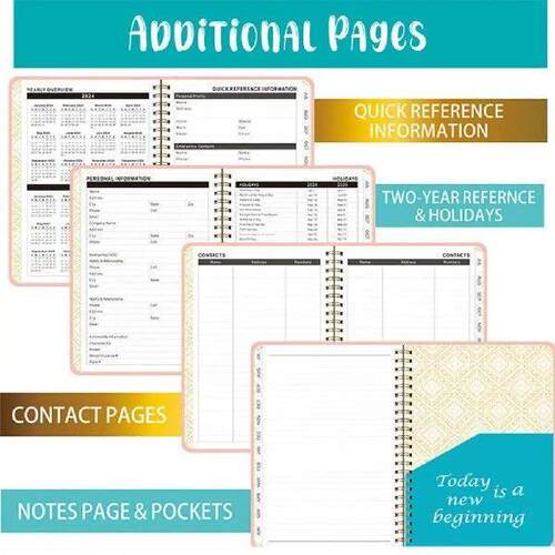 A5 2025 Agenda Planner Note 71 Pages Paper 2025