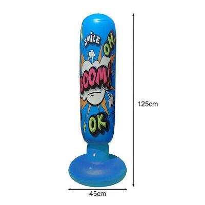 Kids Punching Bag Vibrant Color Kids Inflatable Punching