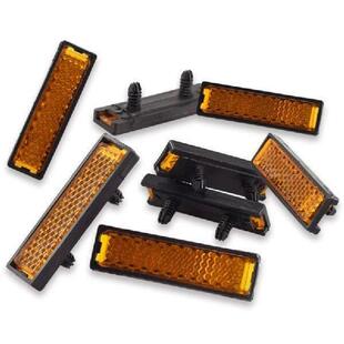 Pack of 8Pcs Pedal Reflector Reinforced Reflectors for Bike