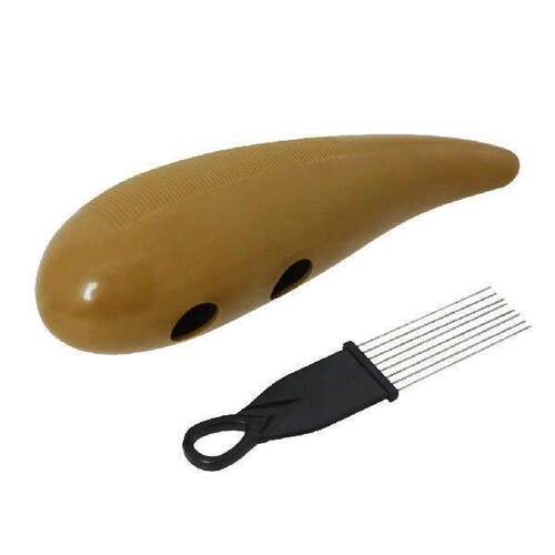Novelty Plastic Guiro Scraper Musical Percussion Instrument