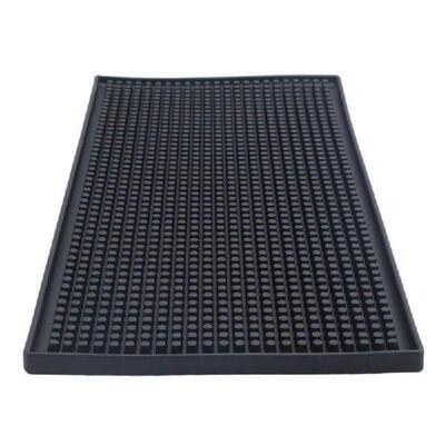 3 Pack Black Bar Mat Spill Mat Glass Drying Mat Cocktail