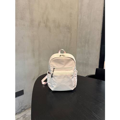 轻便双肩包女电脑背包旅游防泼水户外小背包韩系大学生高中书包