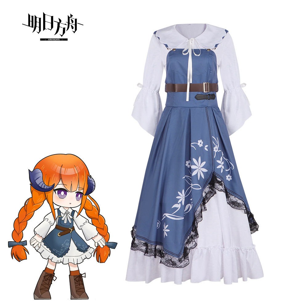 明日方舟cos服风笛声声游戏角色扮演漫展演出服连衣裙cosplay服装