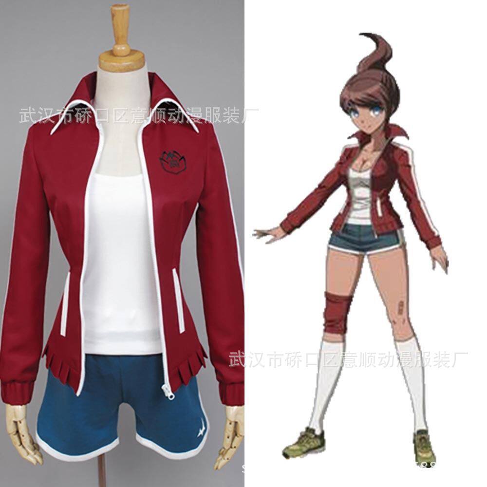 弹丸论破cos服DanganRonpa朝日奈葵服装跨境货源cos套装造型