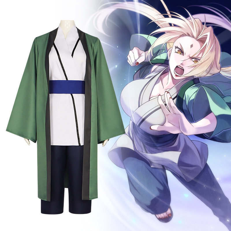 忍者动漫cos服纲手婆婆同款角色扮演舞台表演cosplay服装万圣节服