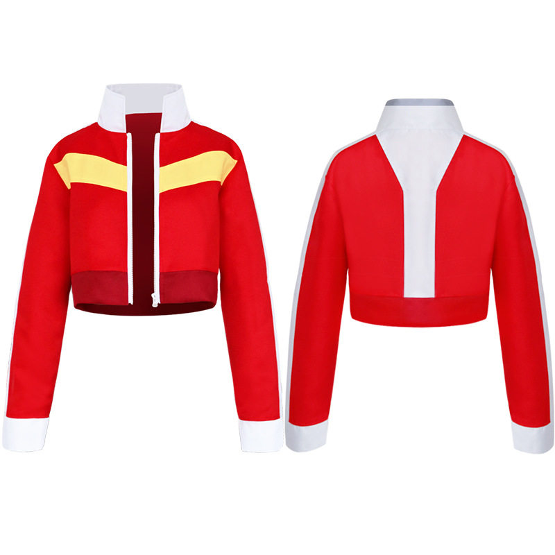 战神金刚 传奇的保护神动漫keith红色短款外套cosplay服装