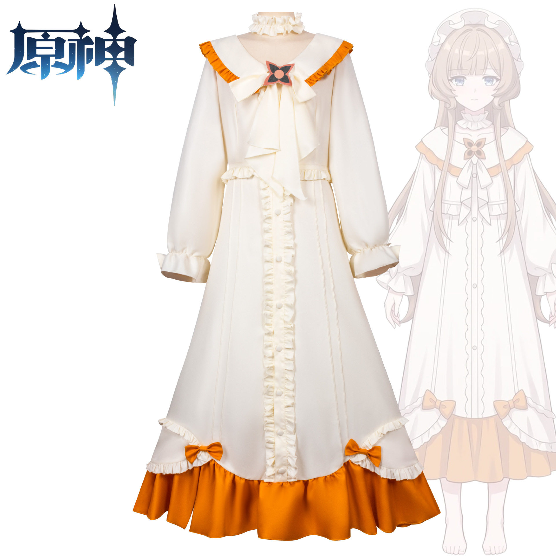 桑多涅睡衣cos服愚人众木偶桑多涅睡衣连衣裙cosplay动漫服装