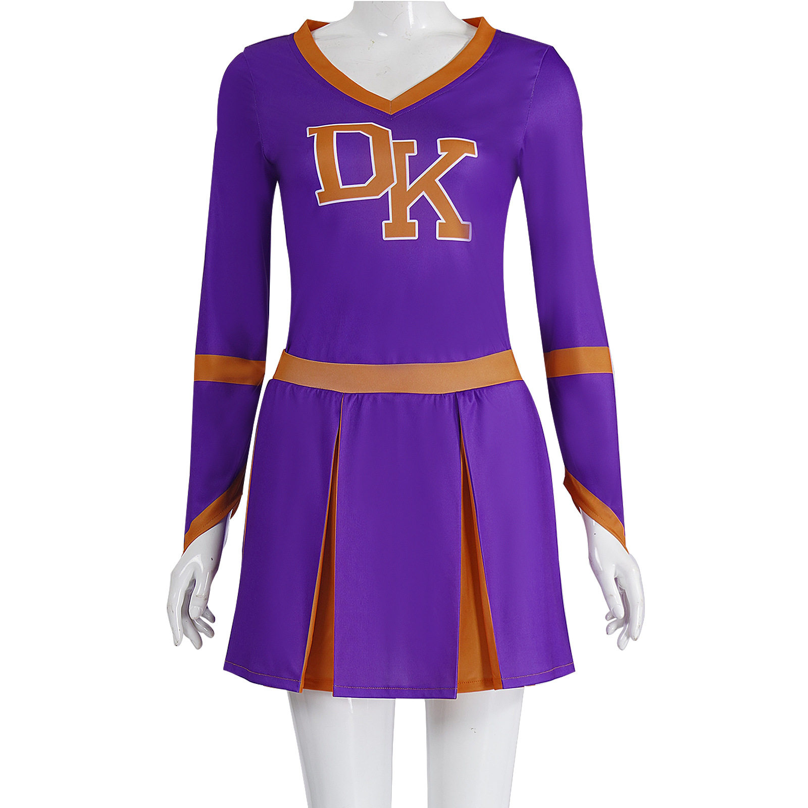 欧美啦啦队啦啦操演出服竞技比赛拉拉队表演服运动服分体套装
