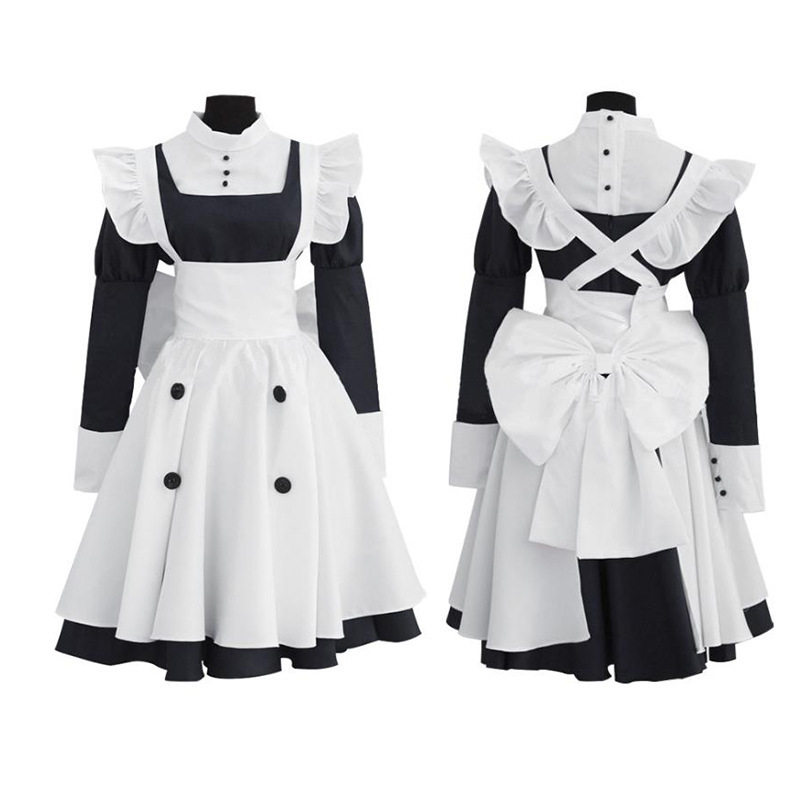 黑执事cosplay服装黑管家梅林cos服女仆装工厂