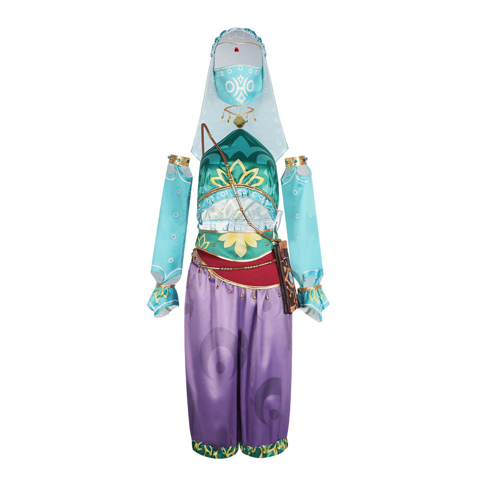 塞尔达传说cos服游戏精灵公主沙漠服公主舞蹈裙cosplay万圣节服装