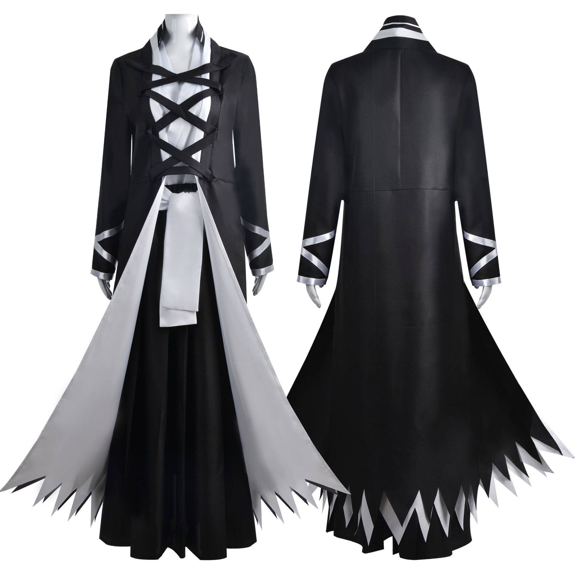 死神cosplay衣服黑崎一护COS服万解披风黑崎一护卍解披风长袍cos