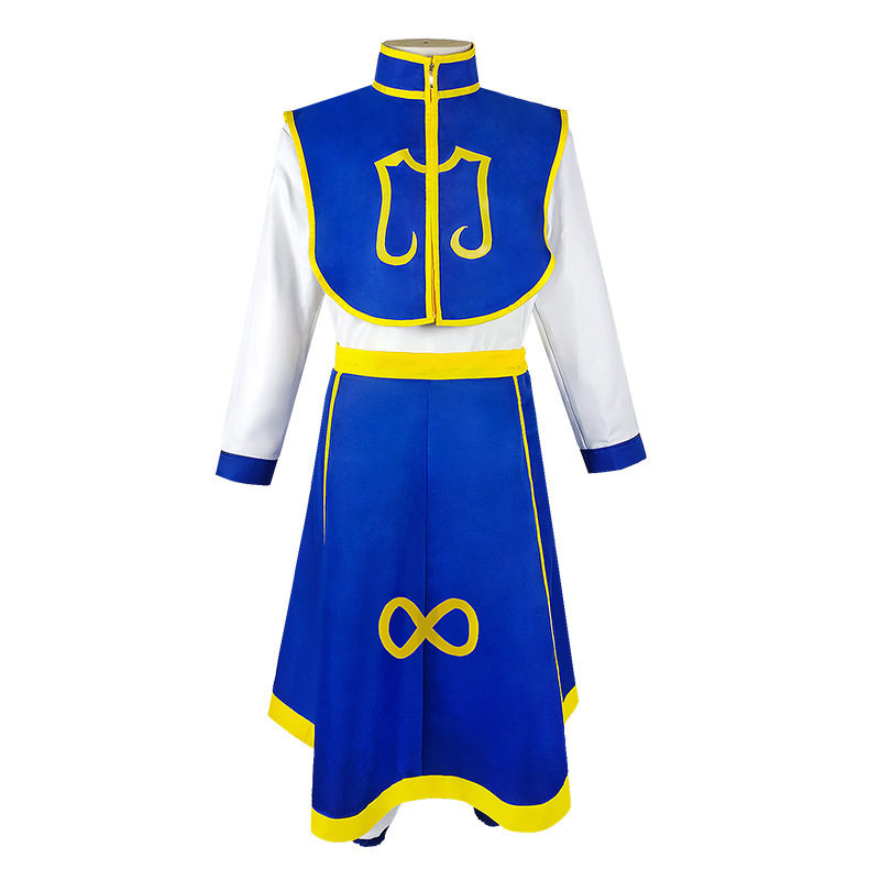 全职猎人cos服Kurapika酷拉皮卡蓝色套装角色扮演cosplay服装