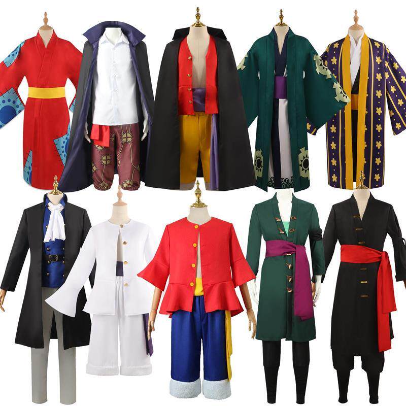 海贼王cos服和之国十郎浴衣和服索隆cos特拉法尔加罗路飞cos服装