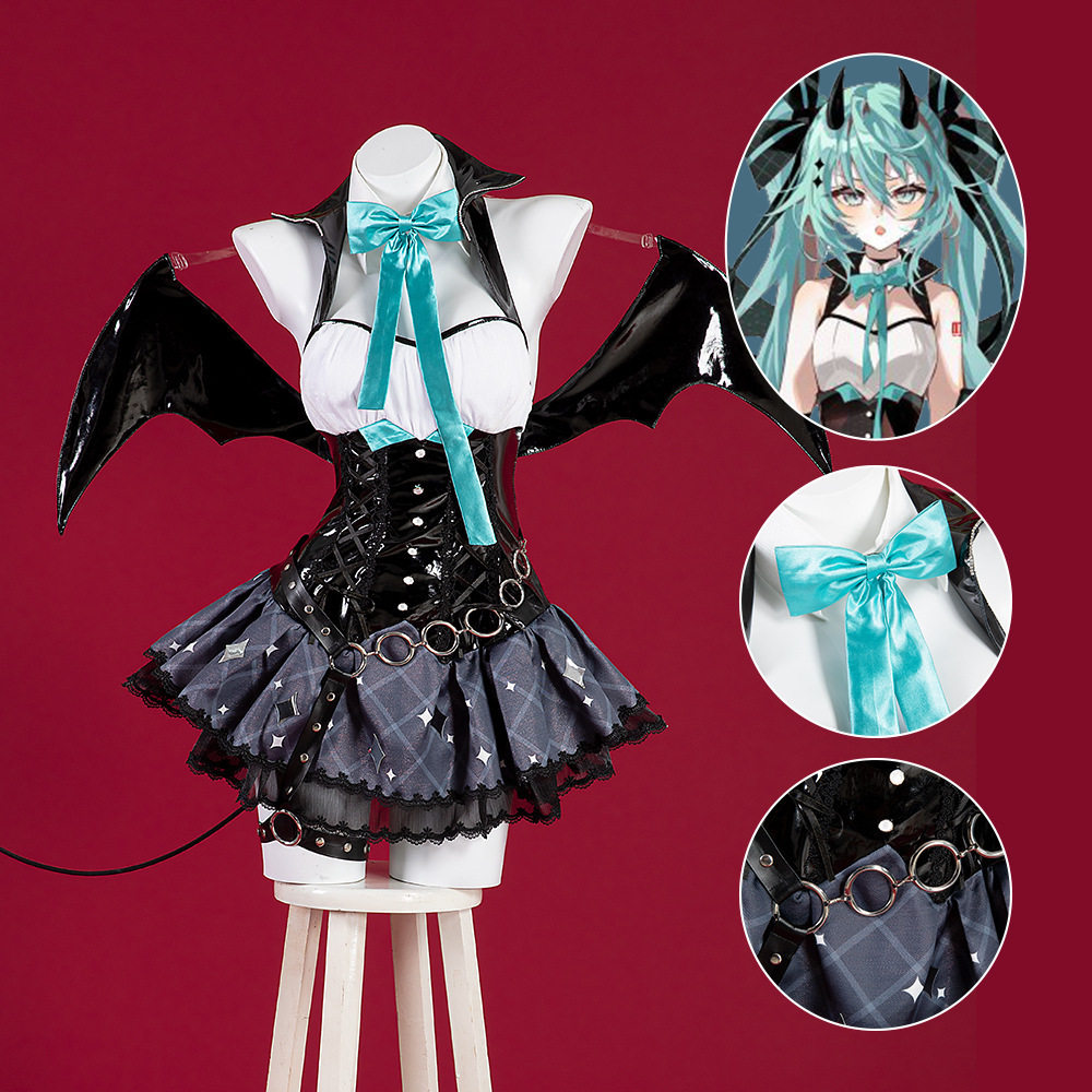 点雅初音未来cos女装小浣熊系列套装cosplay游戏动漫服