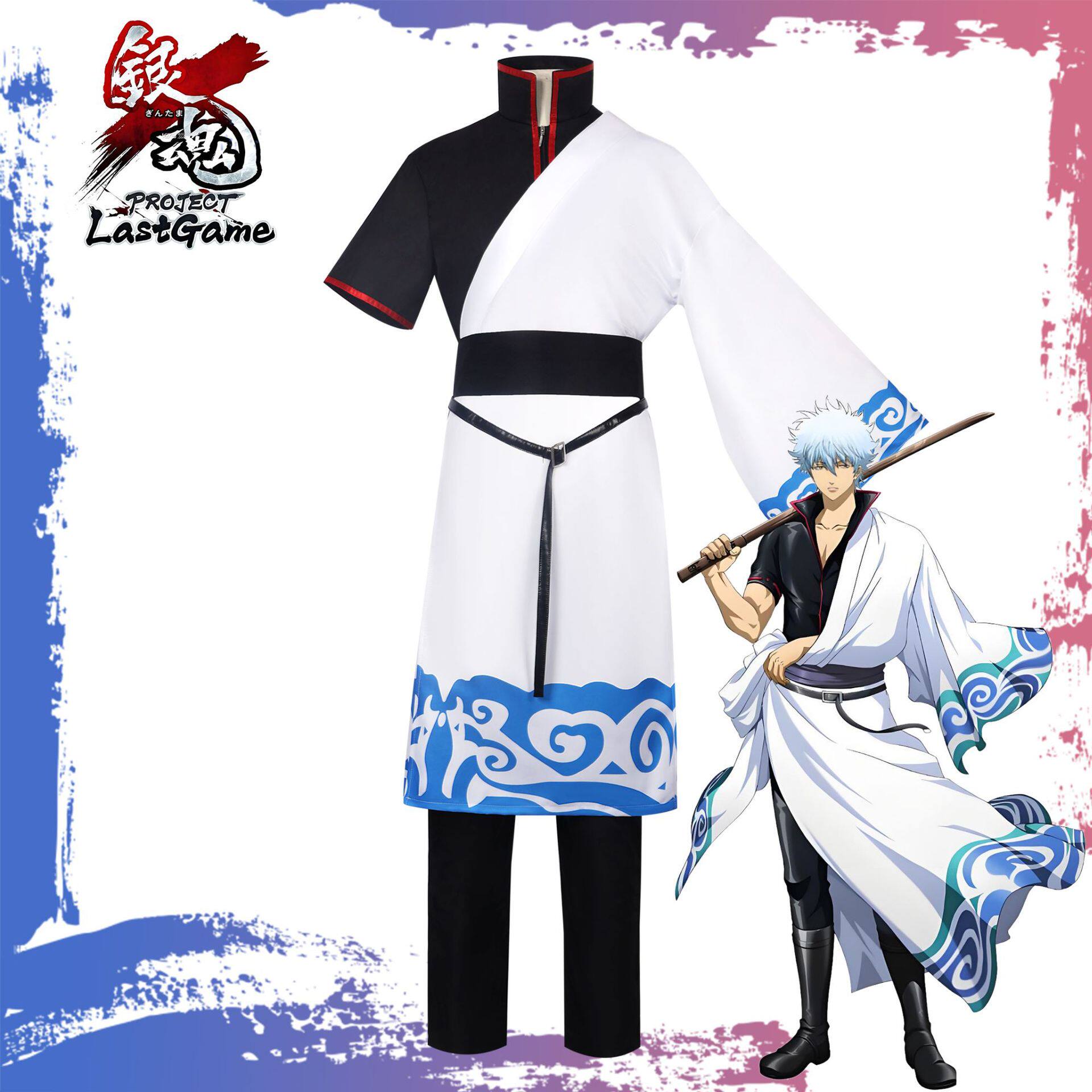 银魂万事屋COS坂田银时银桑日系动漫二次元cosplay服装万圣节m
