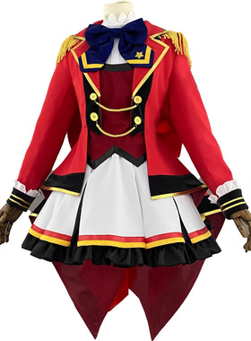 偶像活动cos服虹野梦S4校服红色套装cosplay二次元动漫服装全套女