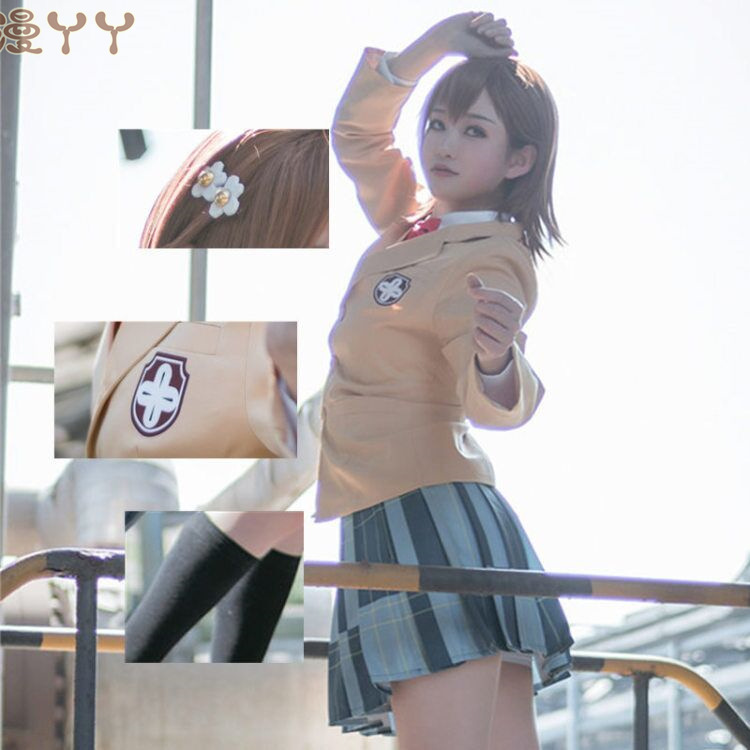现货魔法禁书目录第三季cosplay炮姐御坂美琴全套服装女制