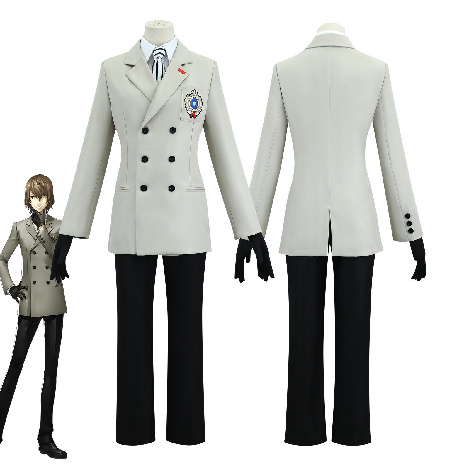 女神异闻录cos服明智吾郎cosplay服装二次元动漫角色扮演服装套装
