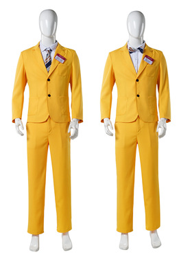 阴间大法师cos服甲壳虫汁2BOB黄色西装演出服万圣节服装