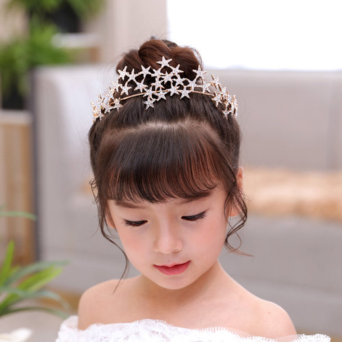 儿童公主星星生日演出小孩头饰