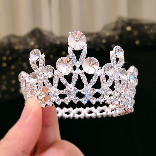 公主小圆皇冠演出主持头饰发饰