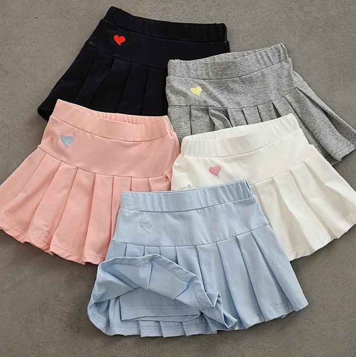 安全裙子百搭兒童防走光半身