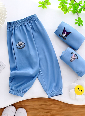 牛仔CZ夏季蚊防时尚-XVT新款2024208644裤宝搭小童百洋男女