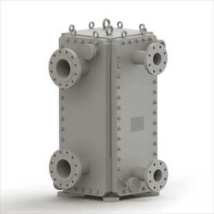 乙烯全焊接四面可拆换热器 全焊接可拆板框式换热器免费设计咨询