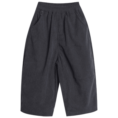 积木城堡男童灯芯绒裤子春秋