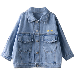 男童牛仔外套2026春装新款韩版儿童帅气牛仔衣中小童春秋上衣夹克