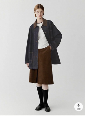 【六月来了】 棉弹牛仔翻领外套  N1250