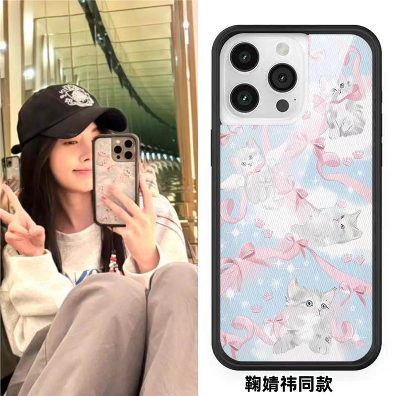 ins风欧美联名WF适用iPhone17手机壳15plus/14/13ProMax苹果16Pro手机壳12性感高颜值卡通个性艺术防摔保护套