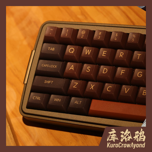 KCA库洛鸦拿铁咖啡主题磁轴键帽