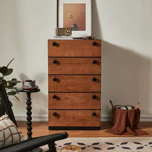 法式复中古实木斗柜储物柜