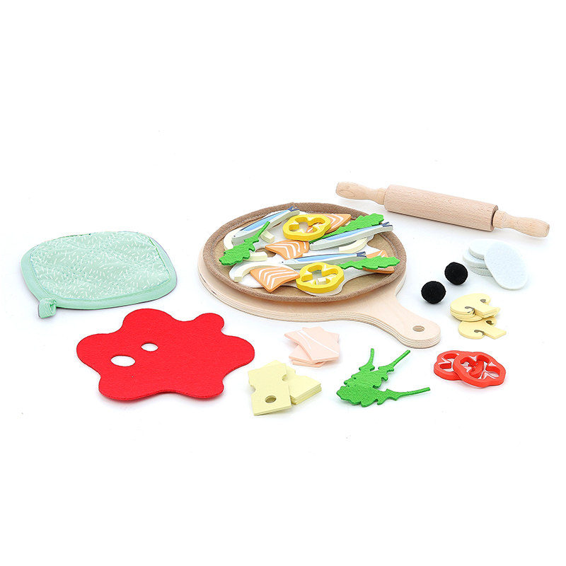 法国 Vilac 水果披萨派 仿真厨房模拟做饭 过家家玩具亲子互动 3+