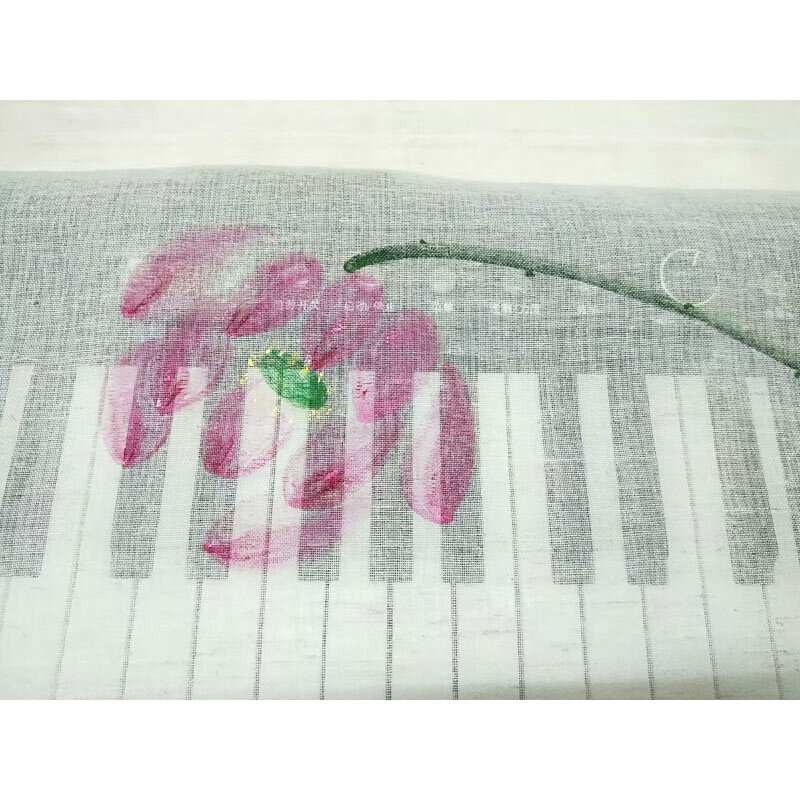 电钢琴防尘罩88键通用简约琴键电子琴遮尘盖布防尘布手绘琴罩原创