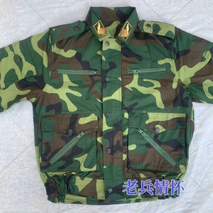 老式87式作服训迷彩服夏装工作服大口袋铜扣耐磨工地迷彩服套装