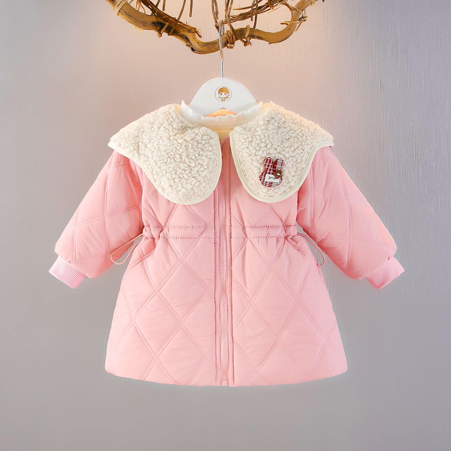 女宝宝棉衣冬装女童棉袄外套