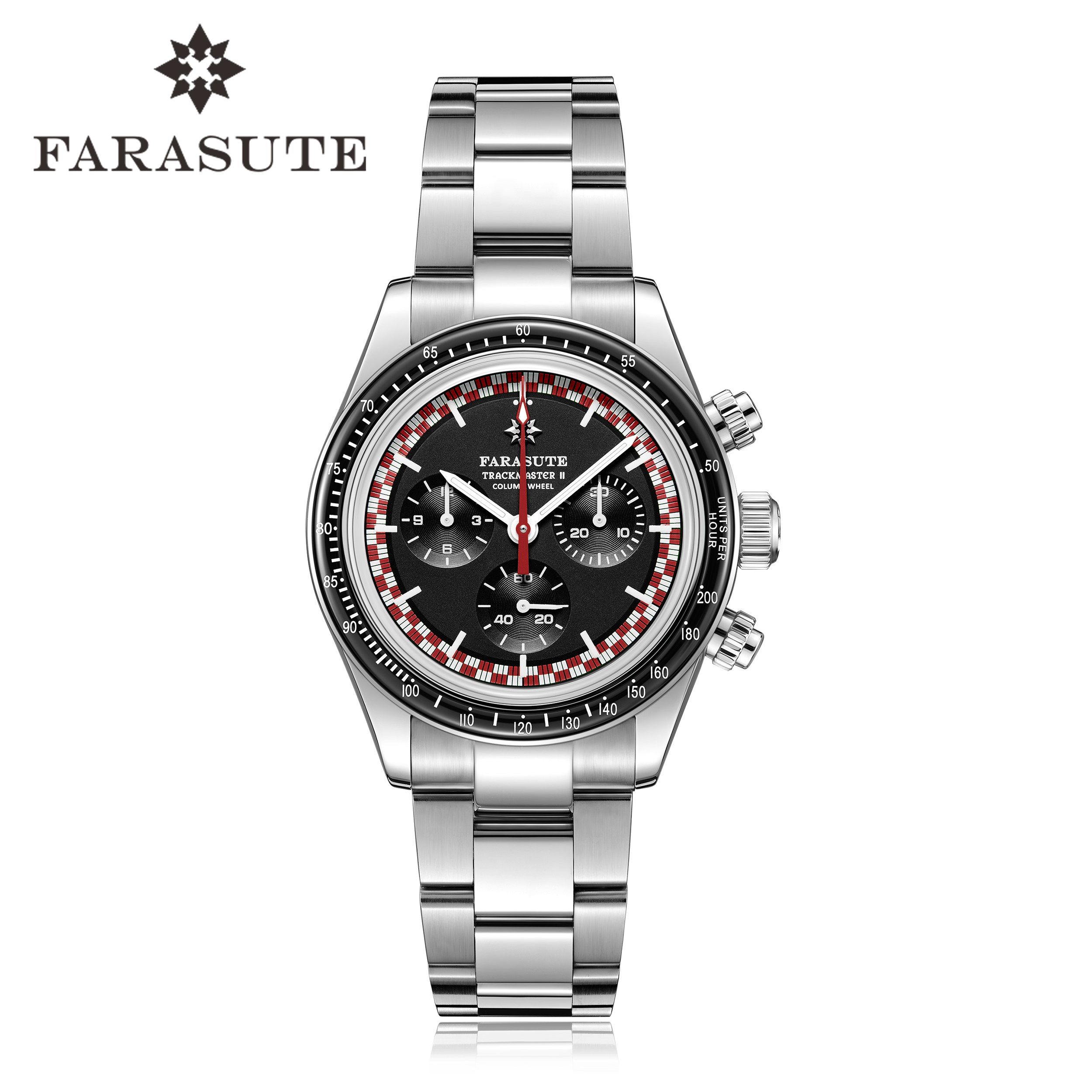 法拉苏蒂新品4130计时码表方程赛车自动机械男士手表