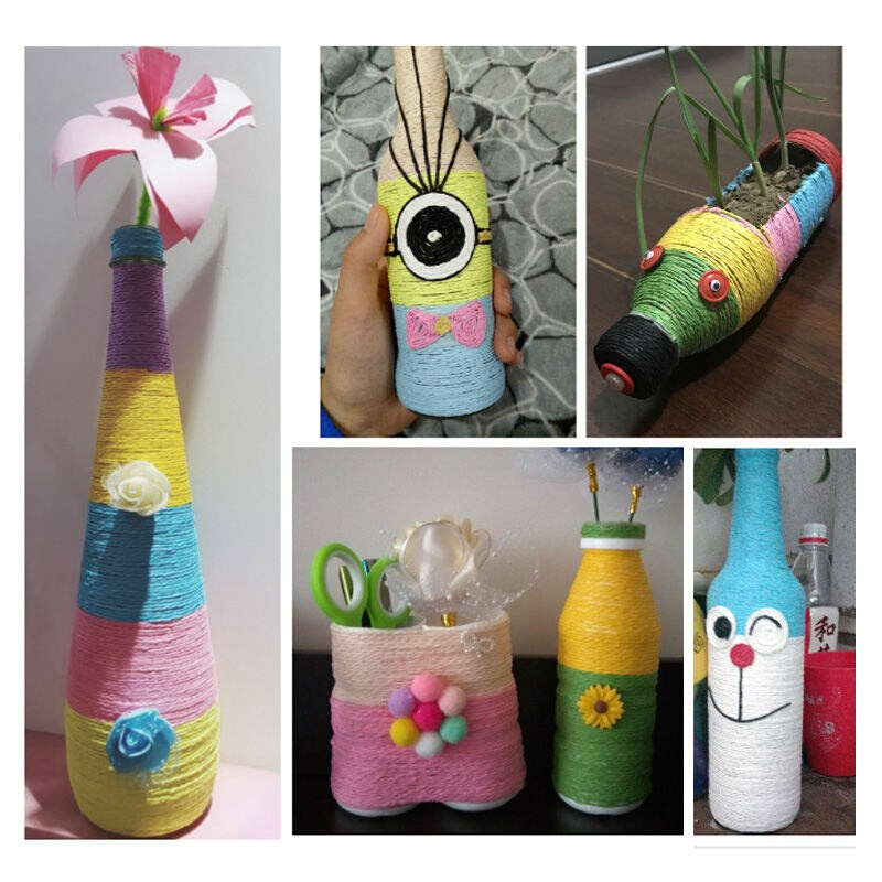 奶粉罐diwy手工材料包儿童幼儿园奶粉桶瓶子废物利用制作装饰创意