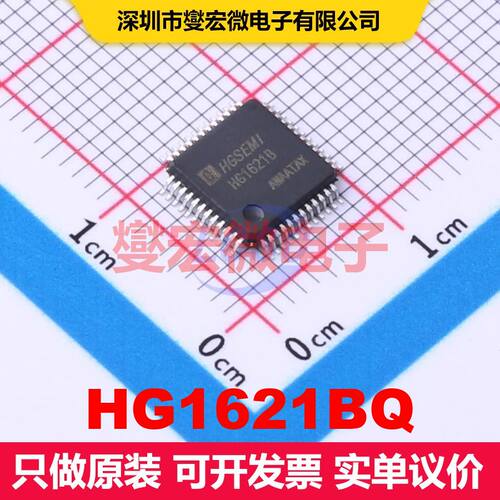 原厂直定 HG1621BQ LQFP-48(7x7) 显示驱动器 电源管理 集成芯
