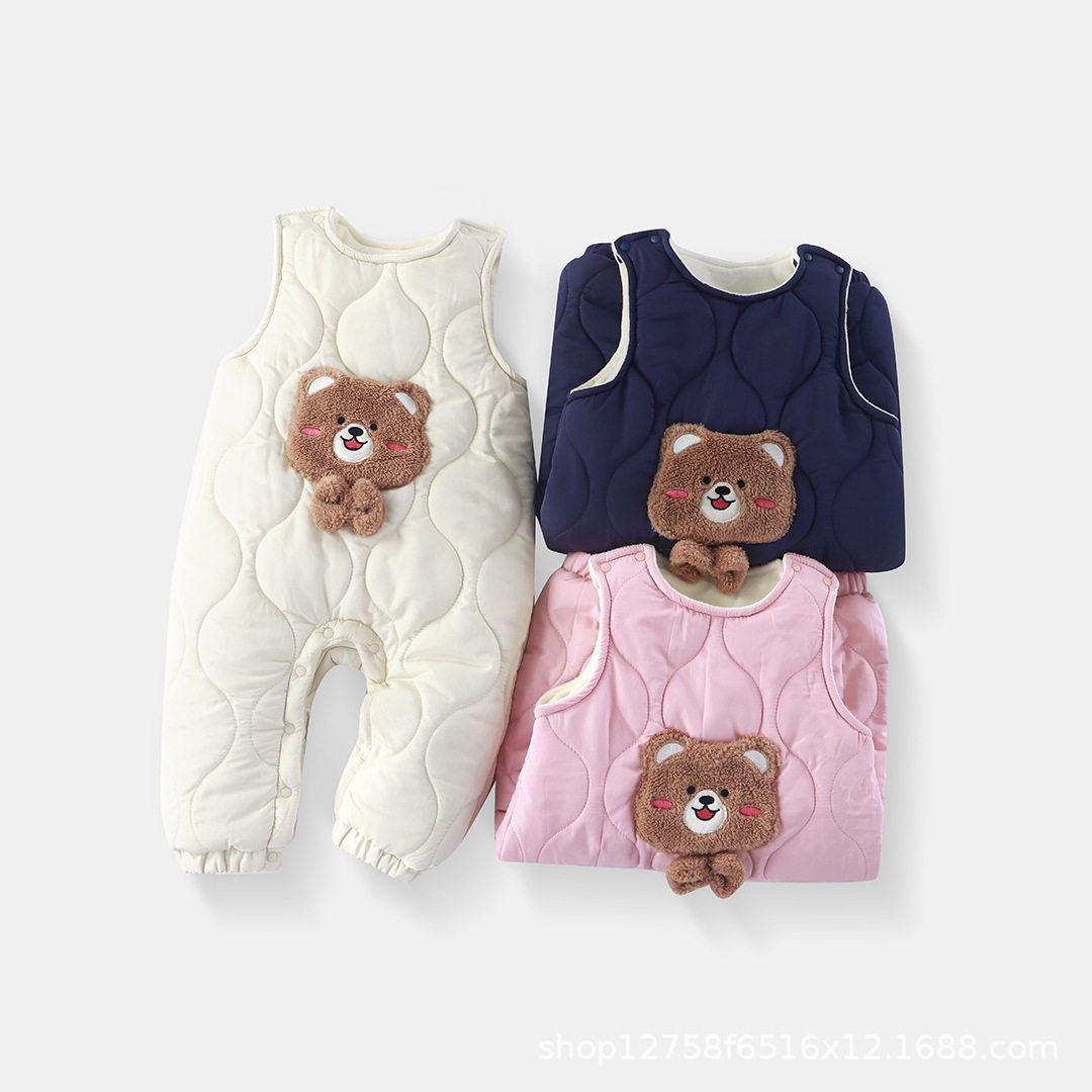 婴幼儿衣服秋冬季加棉男女宝宝
