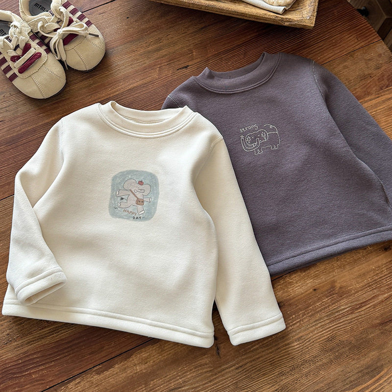 婴儿衣服冬季蚕丝打底衫男女童卡通加厚保暖内搭半高领长袖T恤a类,童装/婴儿装/亲子装,儿童POLO衫,淘宝优惠券,粉丝福利购,淘宝优惠卷